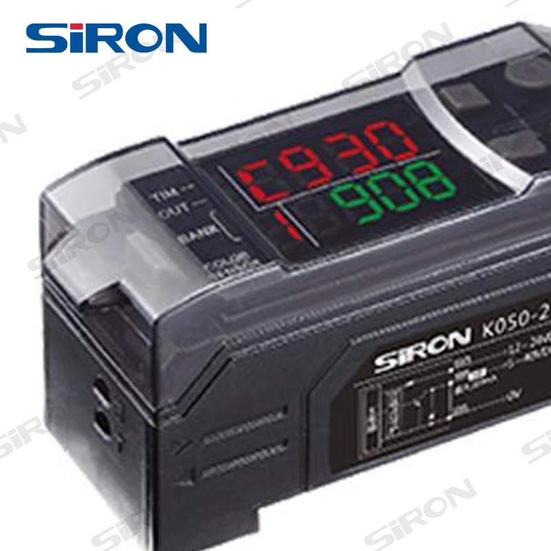 Sensor de color SIRON NPN/PNP detección estable de casi 1000 colores