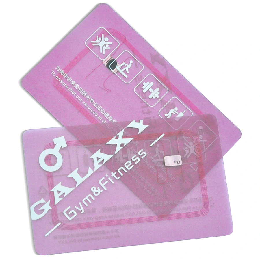 Hot Sale PVC Plastic Transparent Business Card