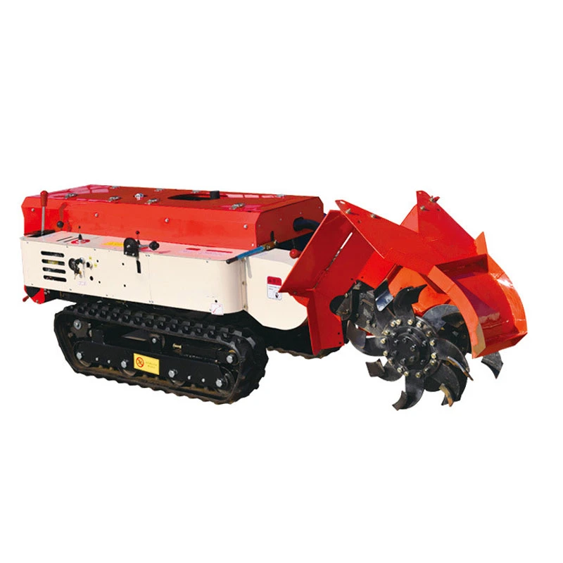 Crawler Agricultural Orchard Multi-Function Ditching Weeding Machine Diesel Fertilizer Weeding Tiller