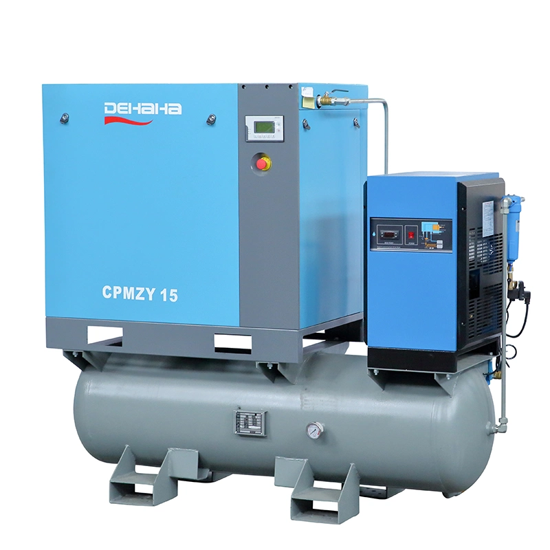 Laser Cutting Integrated 15kw Silent Rotary Screw Air Compressor