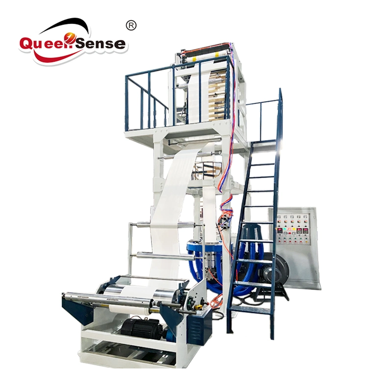 Queensense Biodegradable/PE Film Blowing Plastic Making Extrusion Price Bio Extruder Machine Manufacture