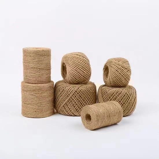 High Quality 100% Natural Twisted Jute Hemp Twine Hemp Packing Rope for Sale