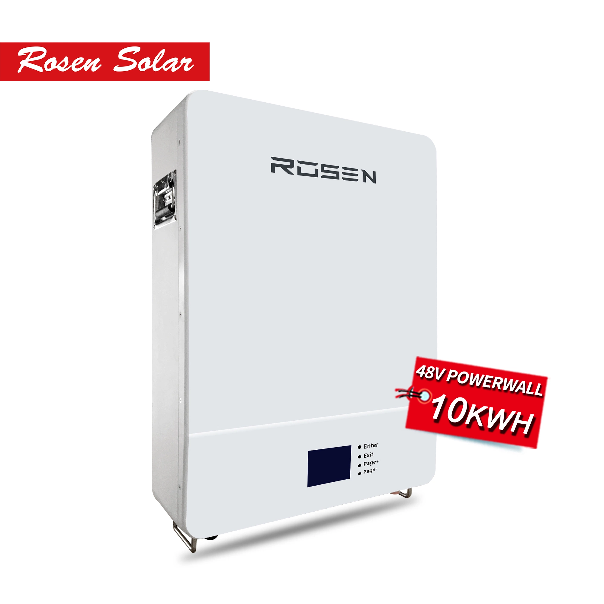 Rosen 10kw a 48V 200Ah batería de litio fosfato LiFePO4 Pack