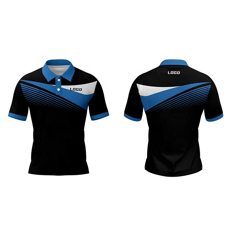 Unisex Design Polyester Clothes Custom Sublimation Mesh Polo Shirt