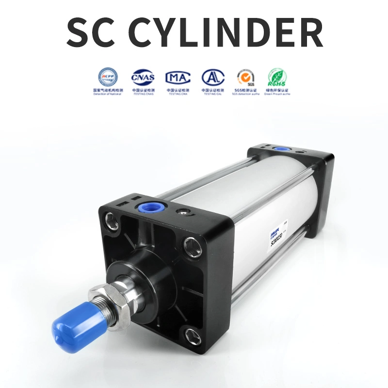 High Quality Sc Type Standard Pressure Aluminum Alloy Rotary Pneumatic Cylinder