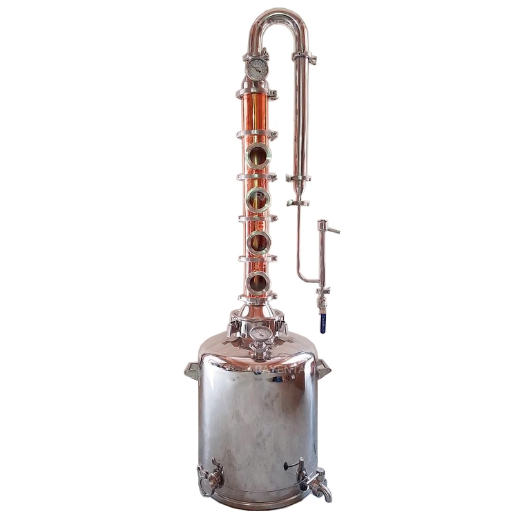 Moonshine Still Pot Still Still Spirits Essential Oil Distill Machine Ethanol Plant Project Alcohol Distillation Equipment