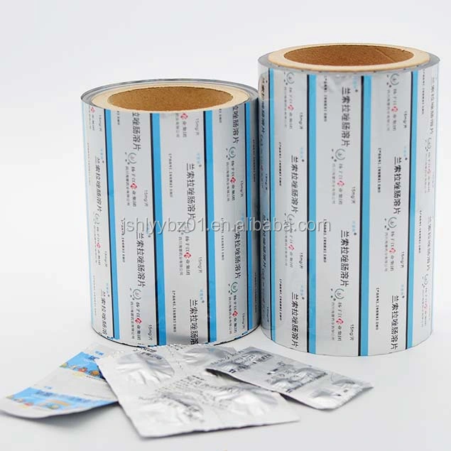 Aluminum/Poly Ethylene Film for Packaging Medicinespe Aluminum Foil Film Sachet Packaging Roll Easy Tear