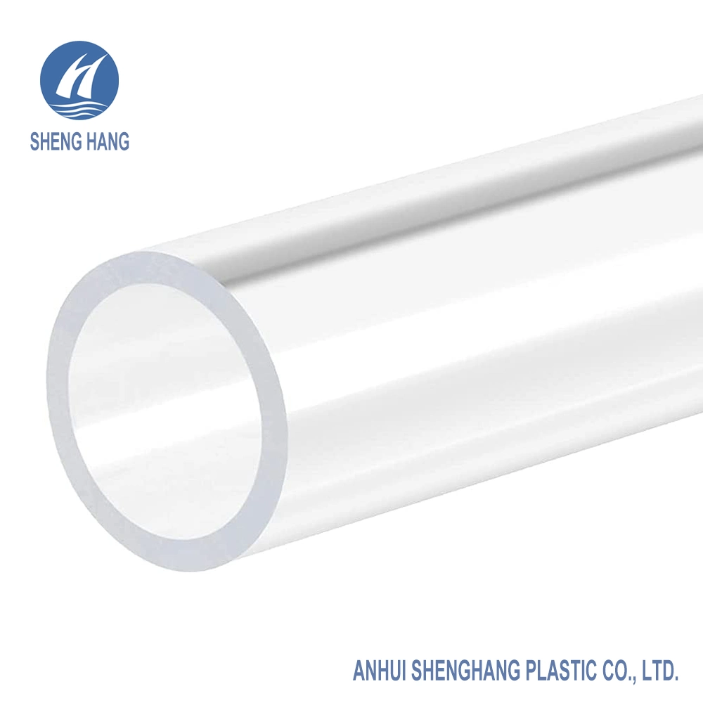 Tube en acrylique d'extrusion transparent en plastique direct d'usine