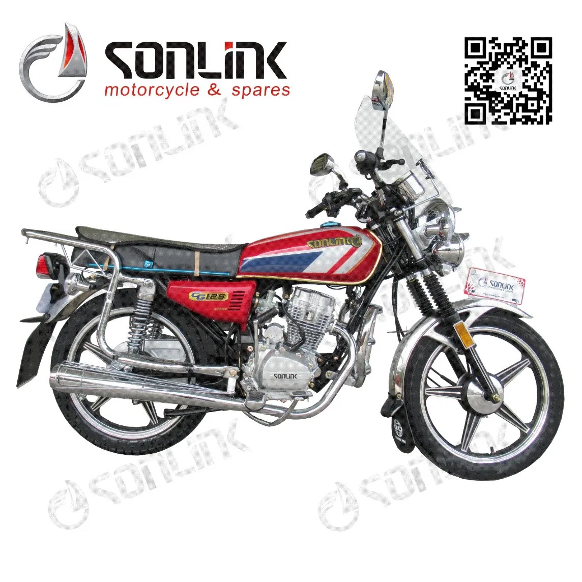 125cc/150cc Modelo Cg125/Cg150 (SL125-D1) motocicleta/motocicleta de Alta Velocidade