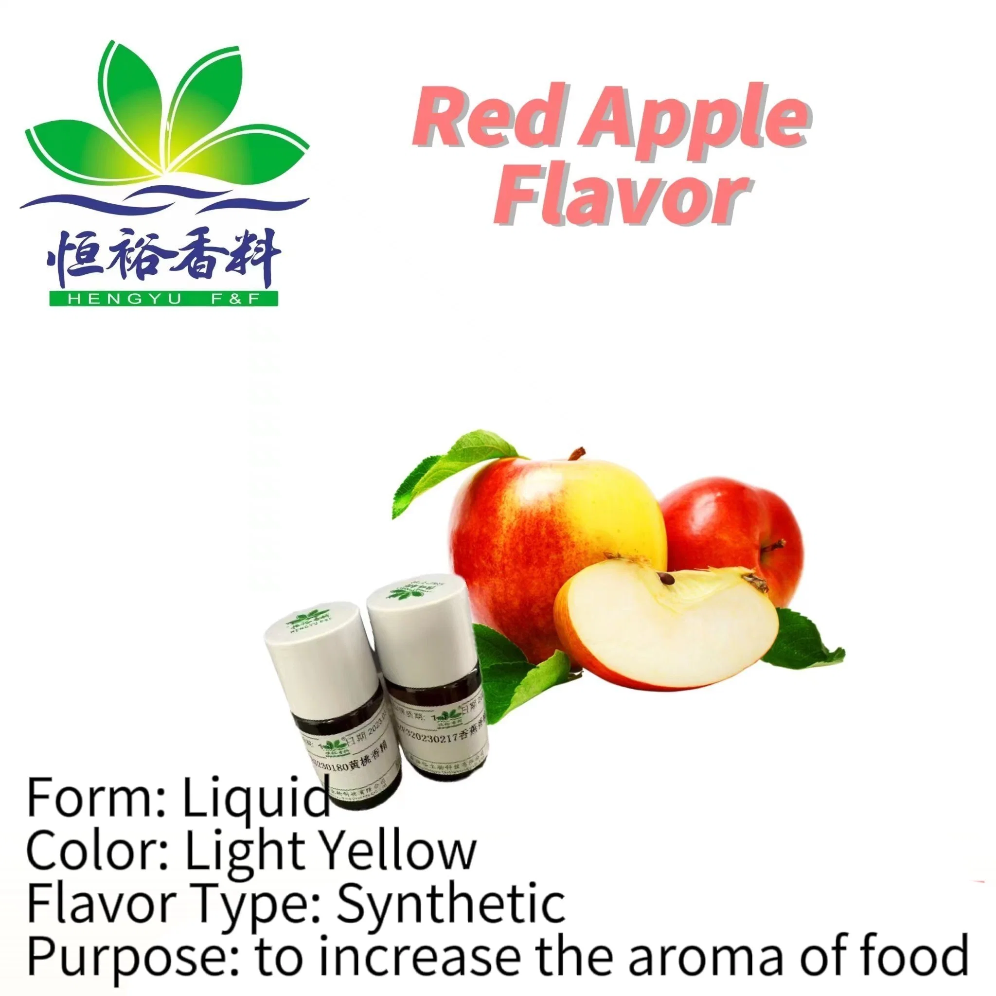 Food Grade Better Stability COA Liquid Red Apple Flavor Food Essence