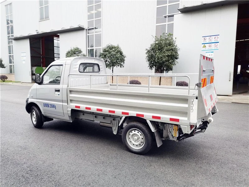 Garbage Can Loader Mini Truck with Hydraulic Lifting Plate