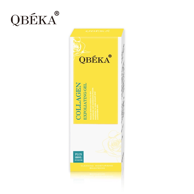 Best Cosmetic 2021 New Arrival Qbeka Whitening Collagen Exfoliating Gel Face Wash