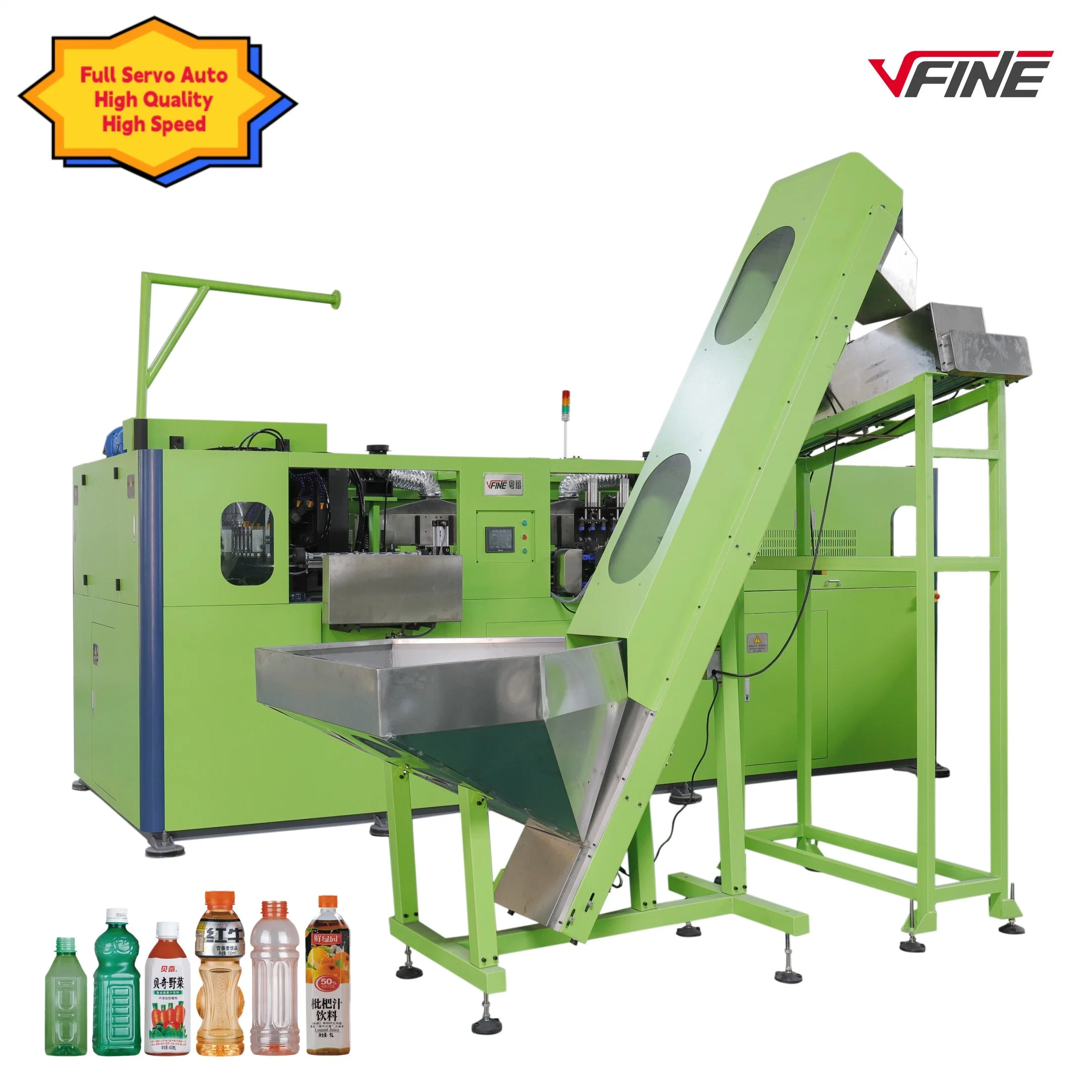 2000bph High Speed Full Servo Auto Hot Fill Blow Molding Equipment Liquid Medicine Milk Ice Tea Juice Plastic Pet Bottle Making Machine Price Customized Preform