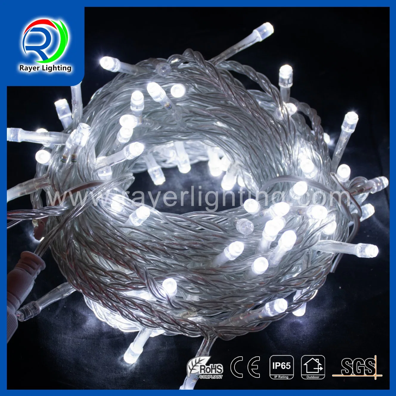 Room LED Lights Colored String Lights with Auto Flashing LED