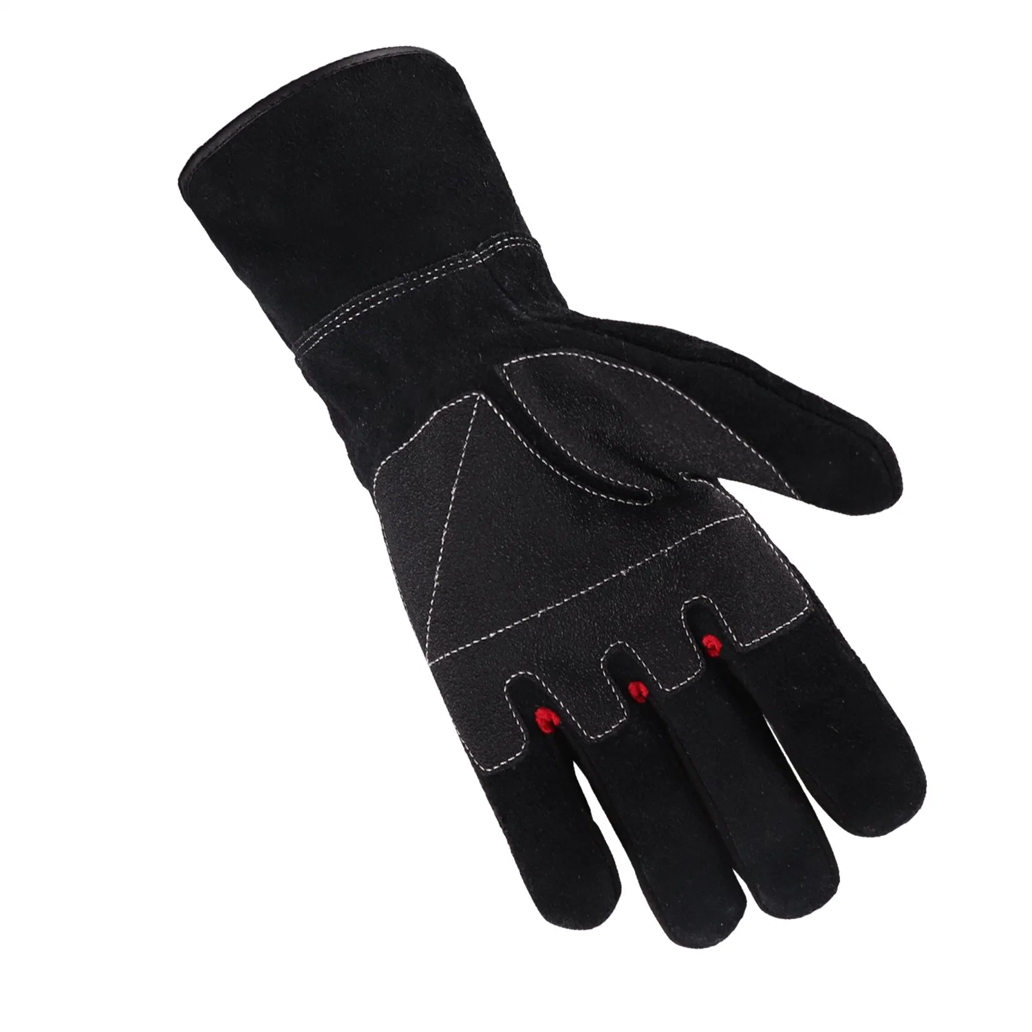 Hard-Wearing Leather Long Cuff Garden Gift Gloves Yard Work Rose Pruning Puncture-Resistant