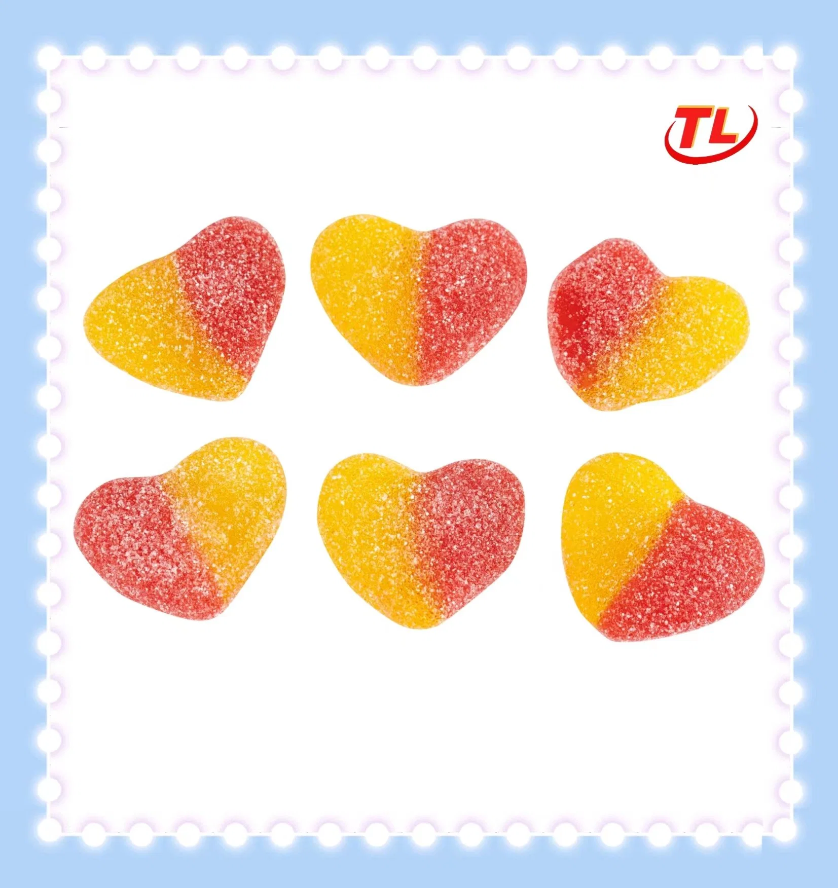 Hot Sale Sweet Fruit Shaped Yummy Gummy Survival Food Popular Food