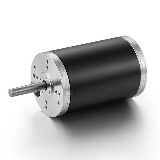 63mm High Power Brushed DC Motor with Square Flange Carbon Brush 12V 24V