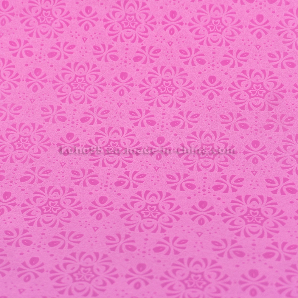 Pink Latest Snow Embossing Cloth