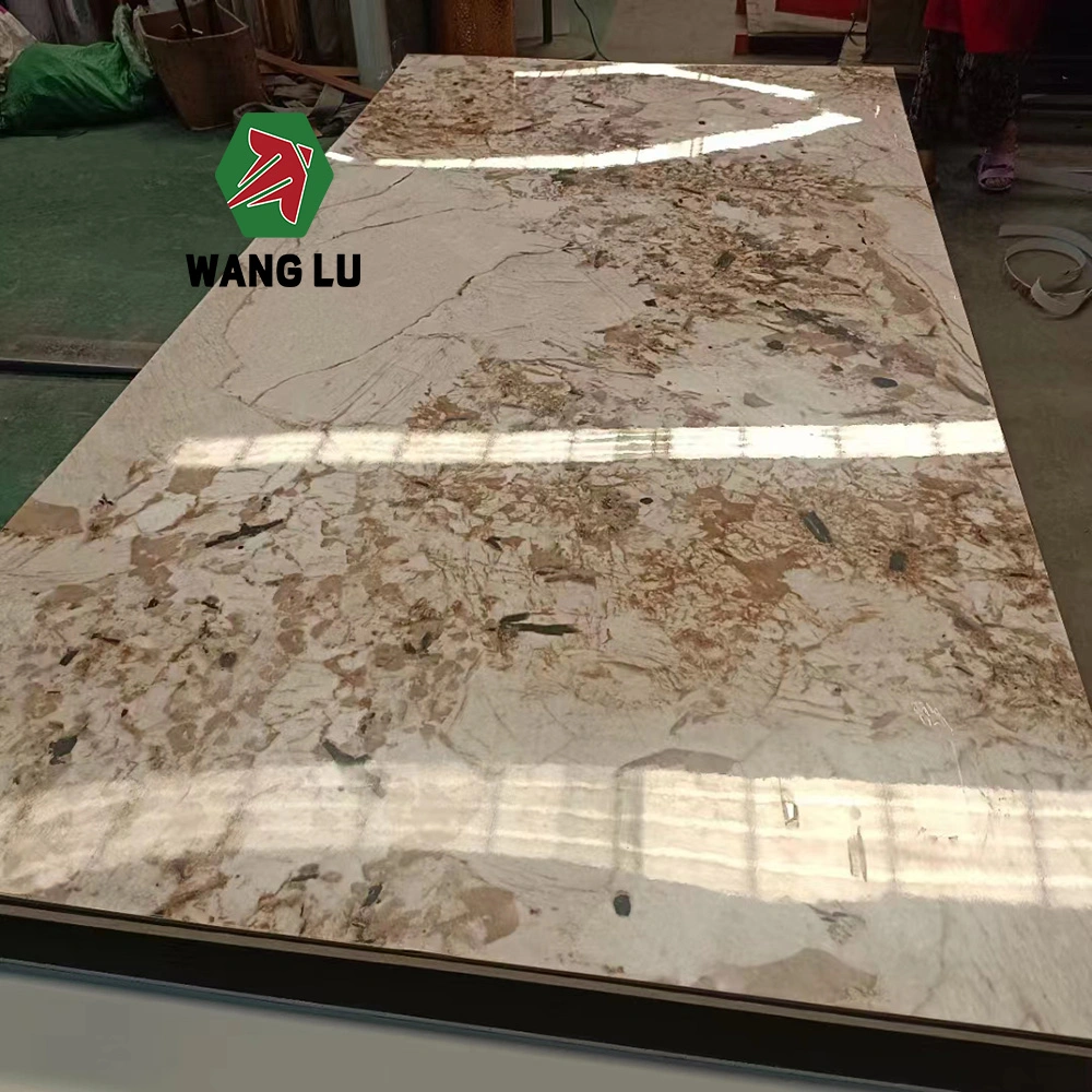 PET Marble Hot Sell Wood Veneer Charcoal Panel Bamboo Charcoal Панель