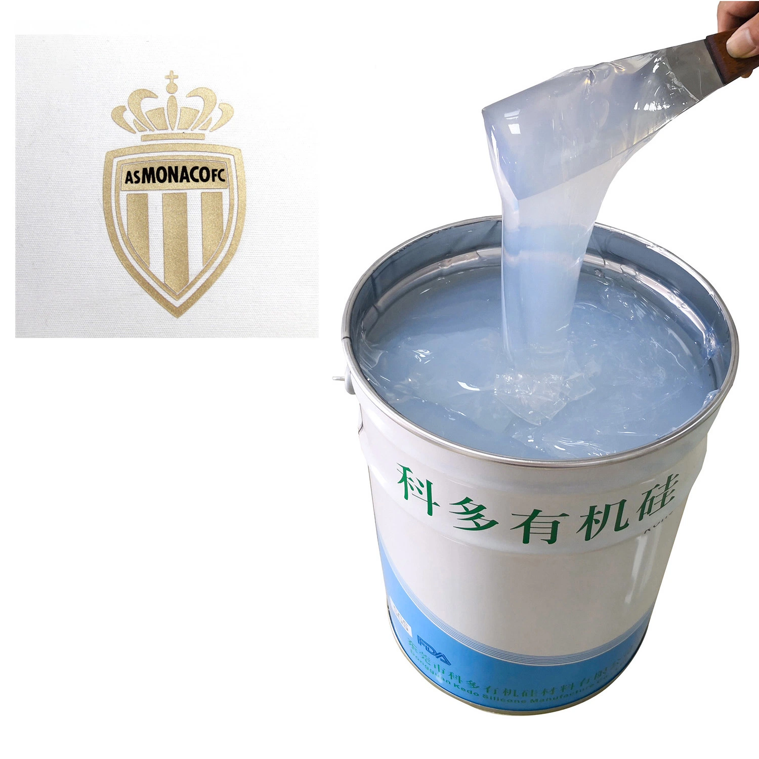 High quality/High cost performance  Screen Printing Liquid Silicone Ink for Surface Printing of General Fabrics