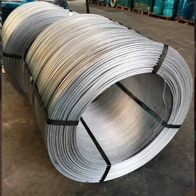 SAE 1045 2.2*2.7mm 2.4*3.0mm Hot DIP Galvanized Oval Shaped Steel Wire