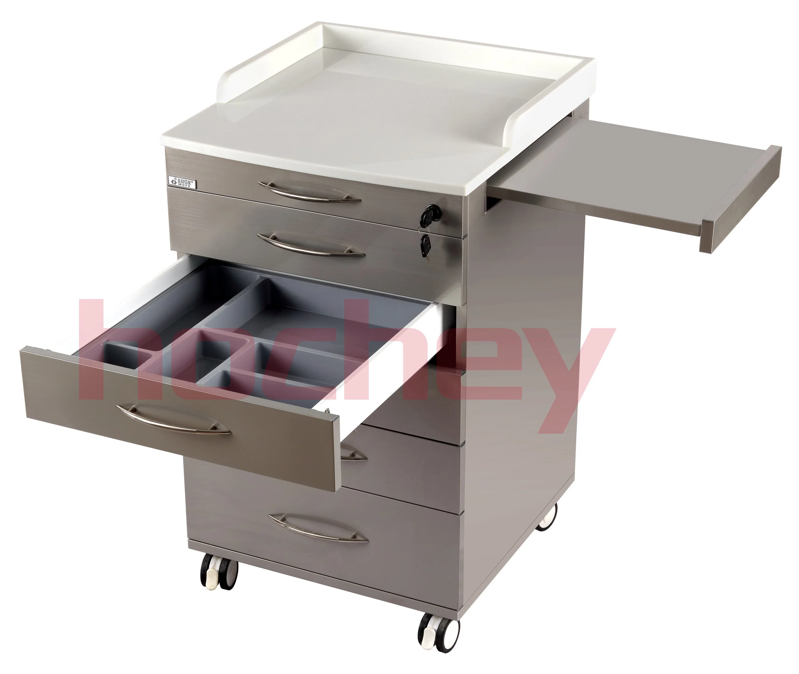 Hochey Medical Best Quality Control Stainless Steel Storage Clinic Mobile Стоматологический кабинет