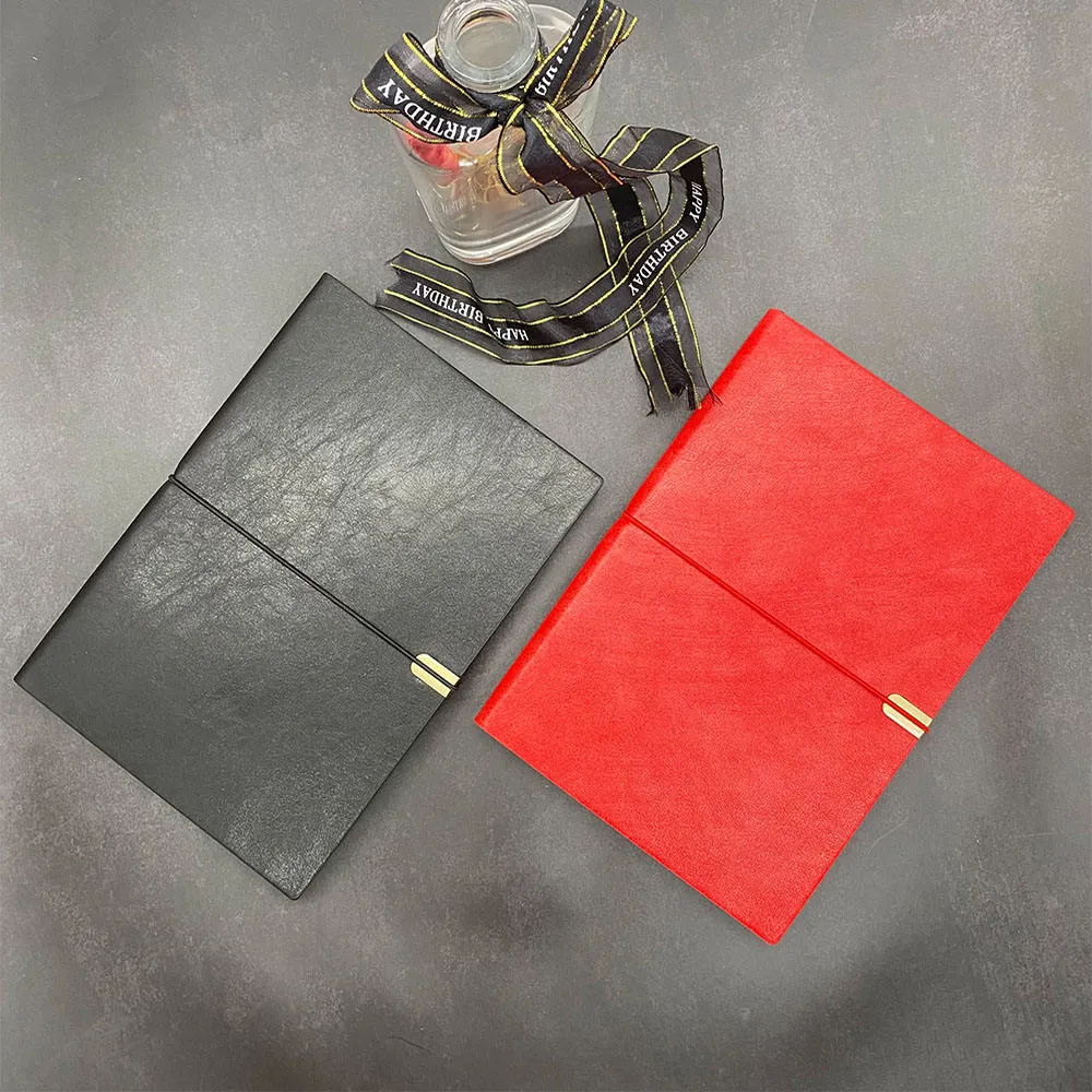 Popular personalizado A5 impresión Soft Leather Cover Agenda Planner Notebook