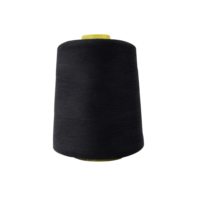 100% Spun Polyester Sewing Thread Dyed Plastic Cone Yarn 20s/2 30s/2 40s/2 50s/2 60s/2