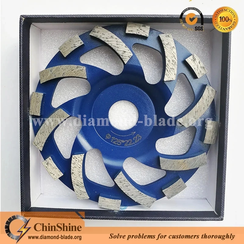 American Market Turbo Diamond Grinding Cup Wheel for Concrete Floor