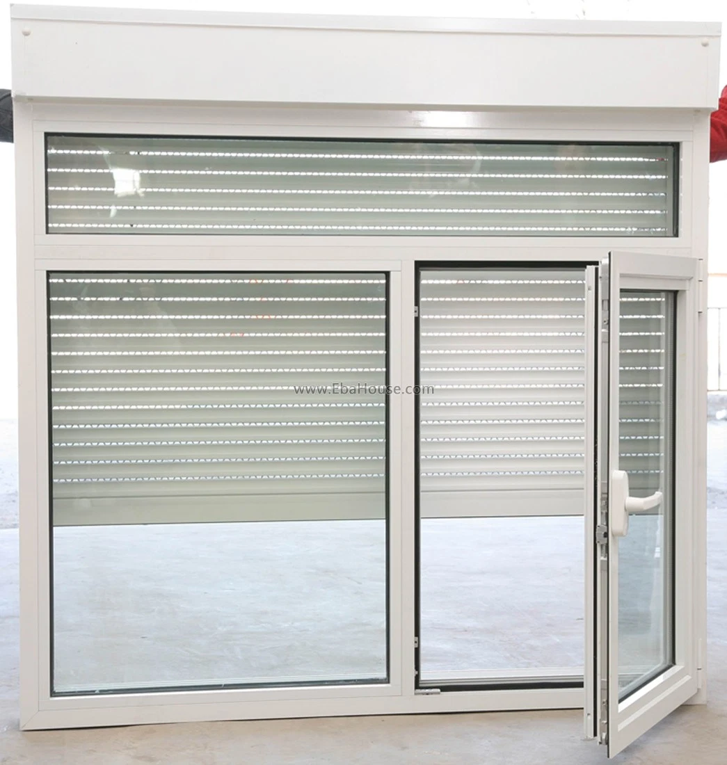 Israel Style All in One Aluminum Sliding Window Door with Roller Shutter Protection