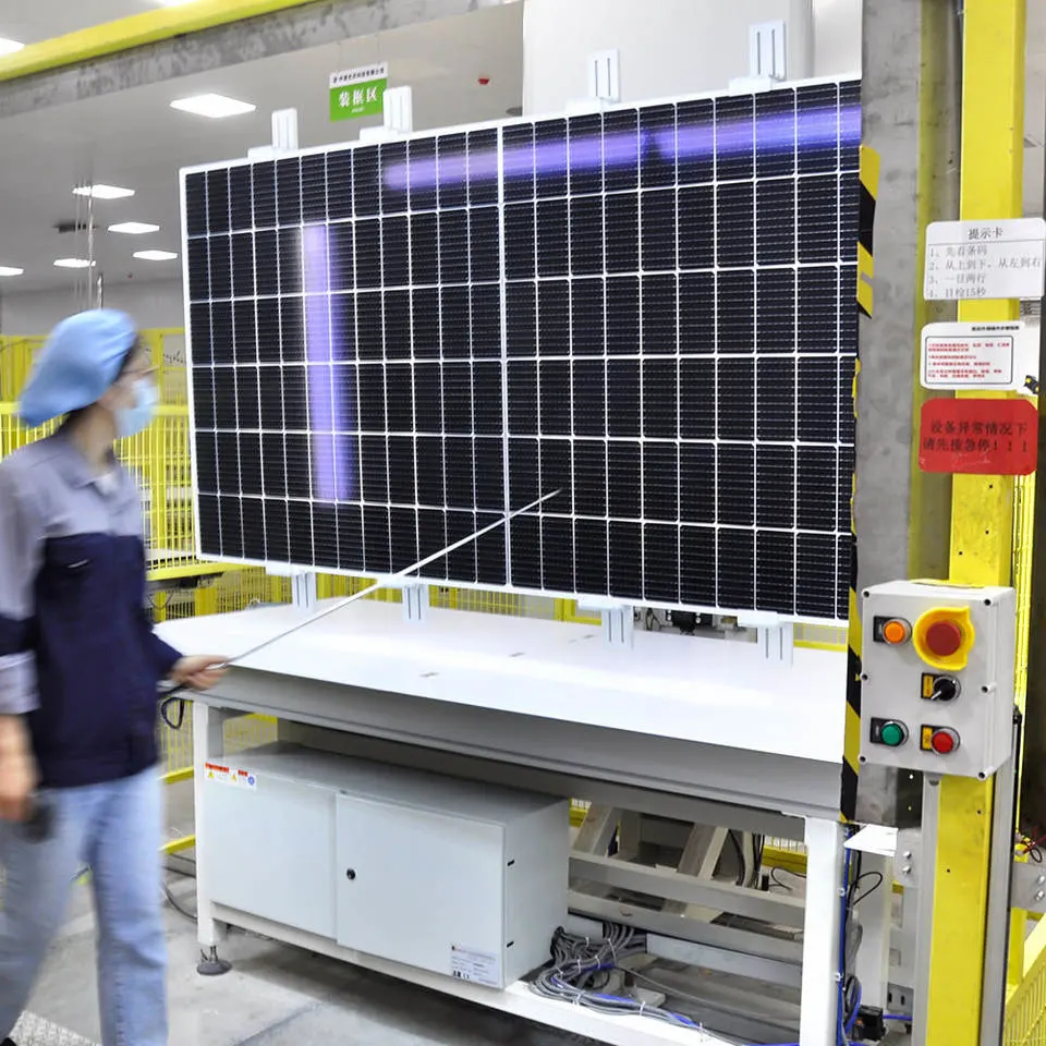 Солнечная панель 455 460 Вт Bifacial класс пользовательского размера ячейки зеленый квадрат с электроприводом Землю солнечной панели устройства для систем видеонаблюдения сад