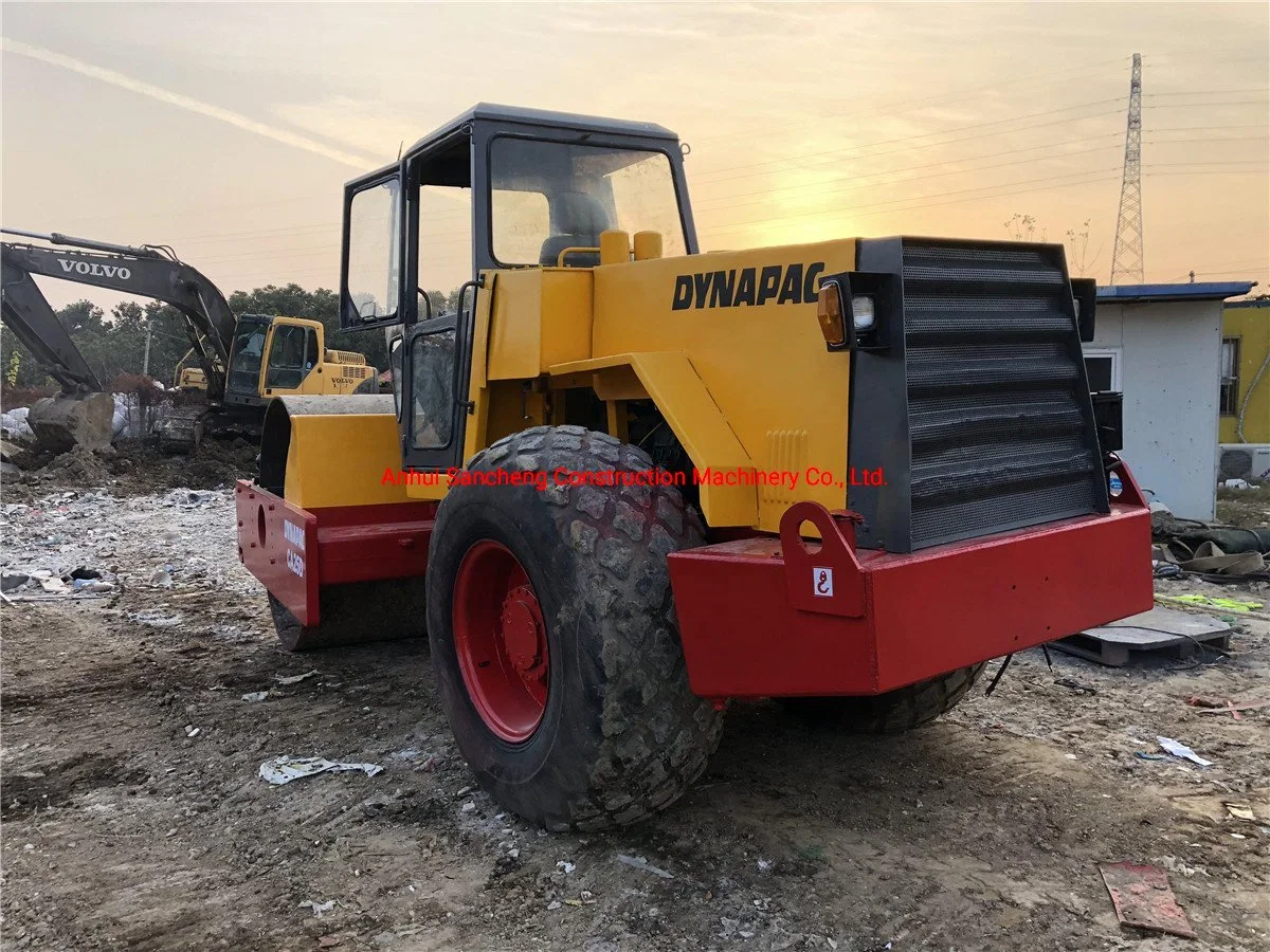 Los pequeños de compactación del suelo utilizado DYNAPAC CA25D Road Roller