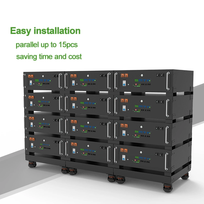 Direct Manufacturer OEM 48V 100ah 200ah 300A 800A 51.2V Solar Battery Recharge Energy Storage Rack Mounted Battery for Solar Energy System with BMS RS485 RS232