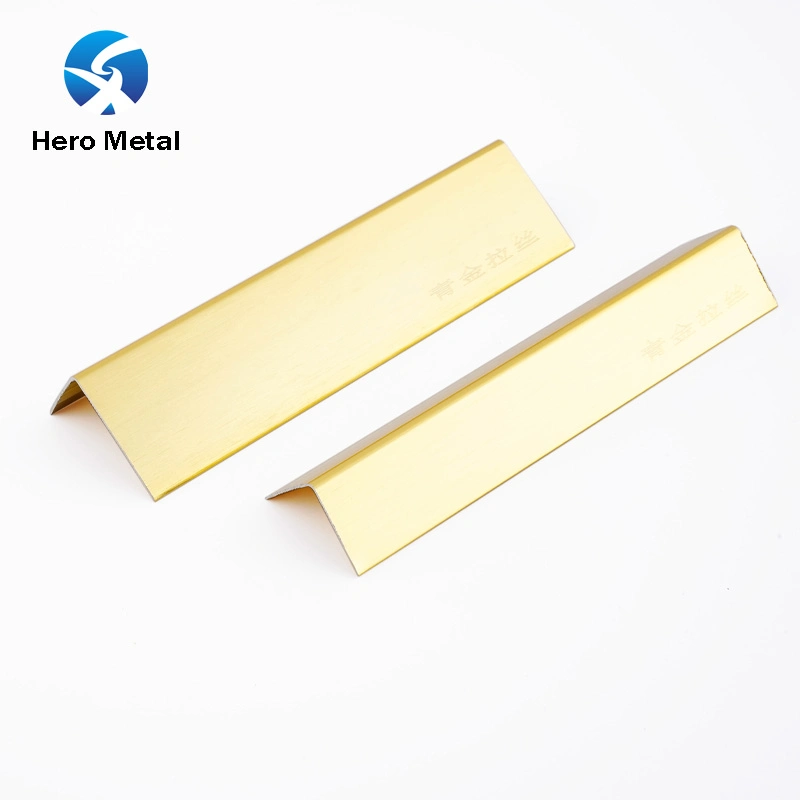 Hero Metall Aluminium Profil Ecke für Dusche Nische außen weiß Gold Fliesen Trim L Form Kantenleiste