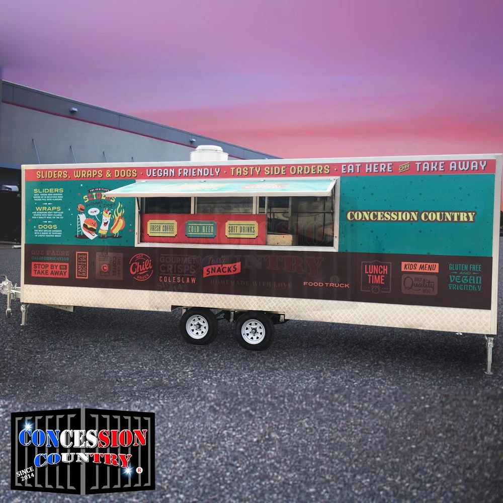 شاحنة تجارية كهربائية الأغذية / شاحنة الأغذية للبيع / شاحنة الأغذية المتنقلة