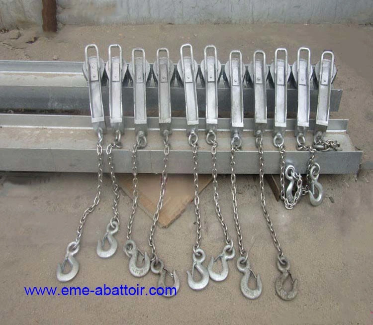 High Strength Cow Bleeding Shackle Cattle Abattoir Equipment for Beef Processing Machine