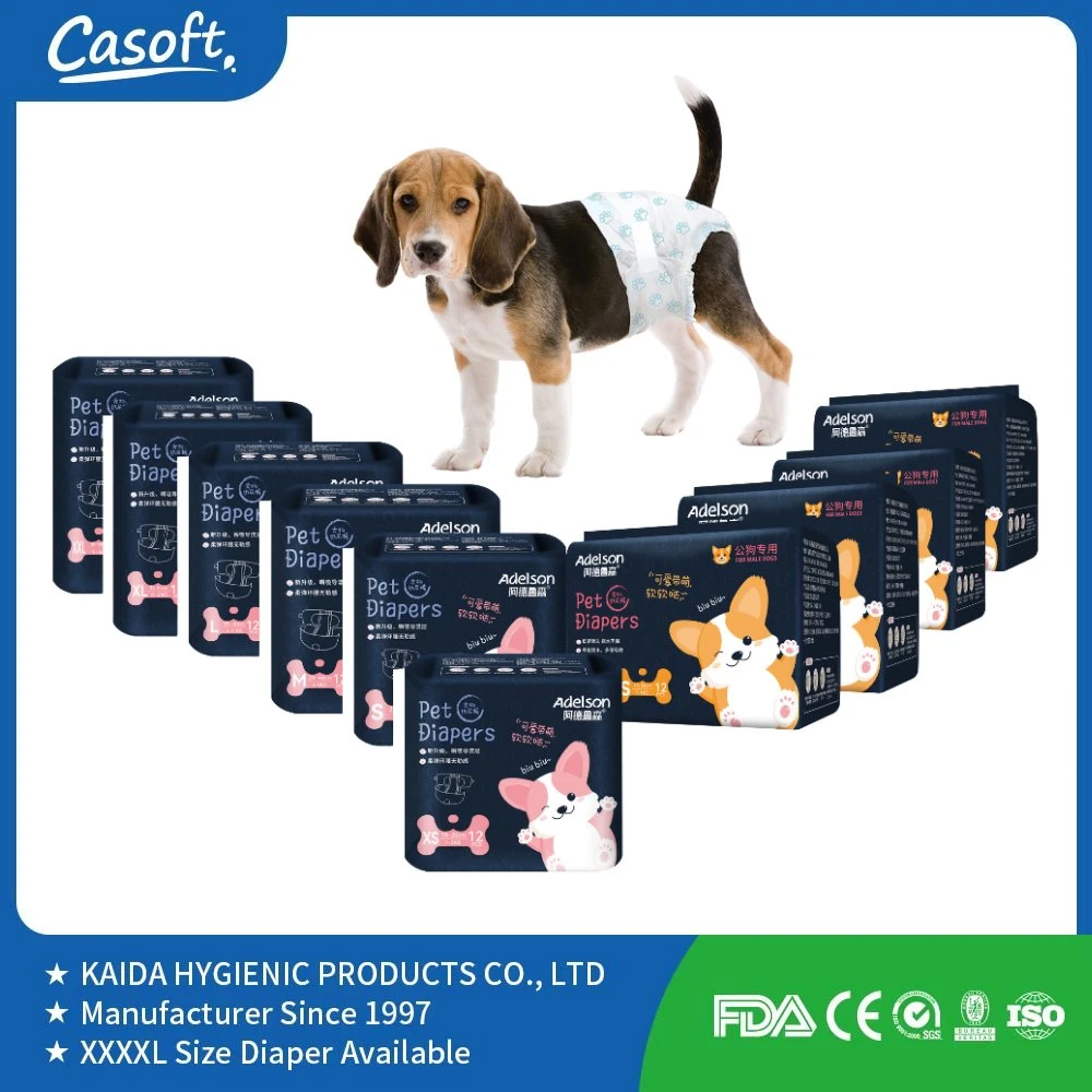 Casuoft Disposable Female Dog menstrual Diaper Urinal Nappy Pads Gato Pantalones