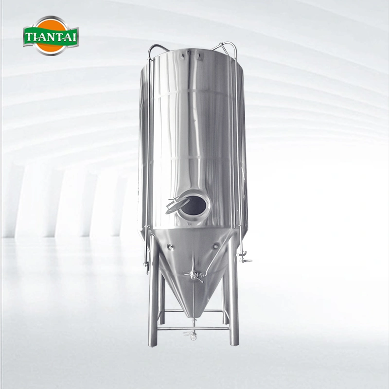 30bbl Double Wall Red Copper Side Manway Customized Temperature Controlled Beer Fermenter