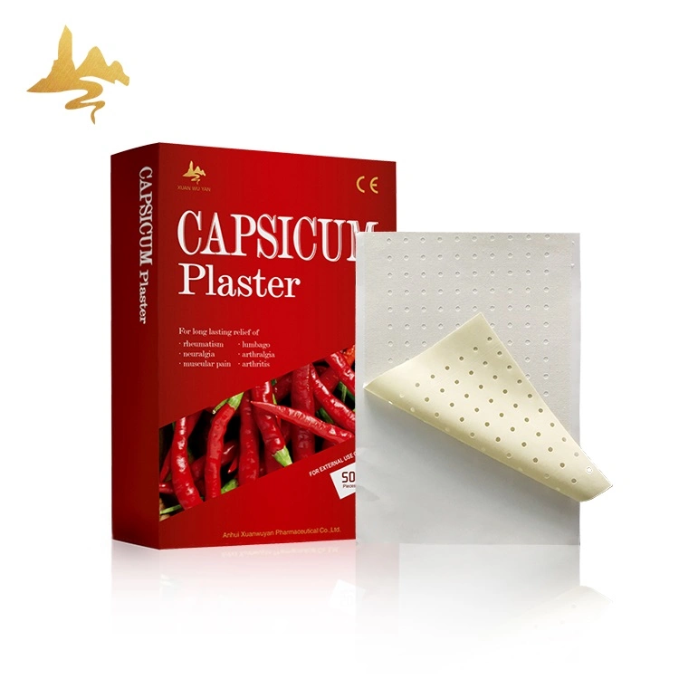 Medical Adhesive Disposable Neck Pain Relieving Porous Capsicum Plaster