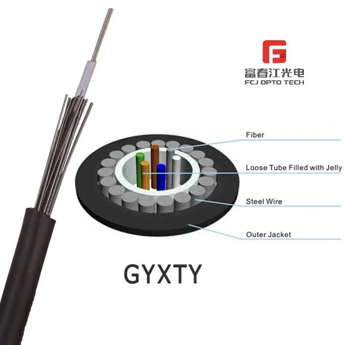 Fcj Fiber Optical/Fiber Optic/Fiber Optical GYXTY with Glass Yarns Cable