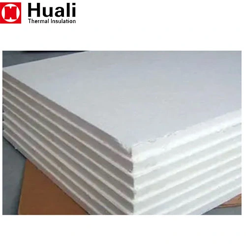 Low Thermal Conductivity Good Sound Absorption Aluminum Silicate Ceramic Fiber Board for Industrial Furnace