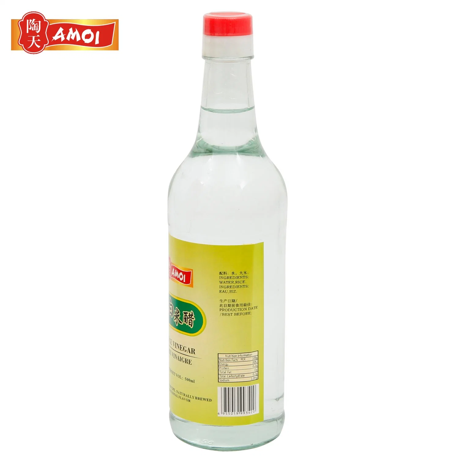 Premium Rice Vinegar 500ml with Natural Fermented with Health Materials for Good Cooking