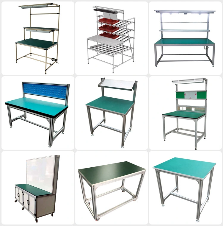 Industrial Aluminium Workbench Aluminum Profile for Workstation Workbench Working Table Production Plant