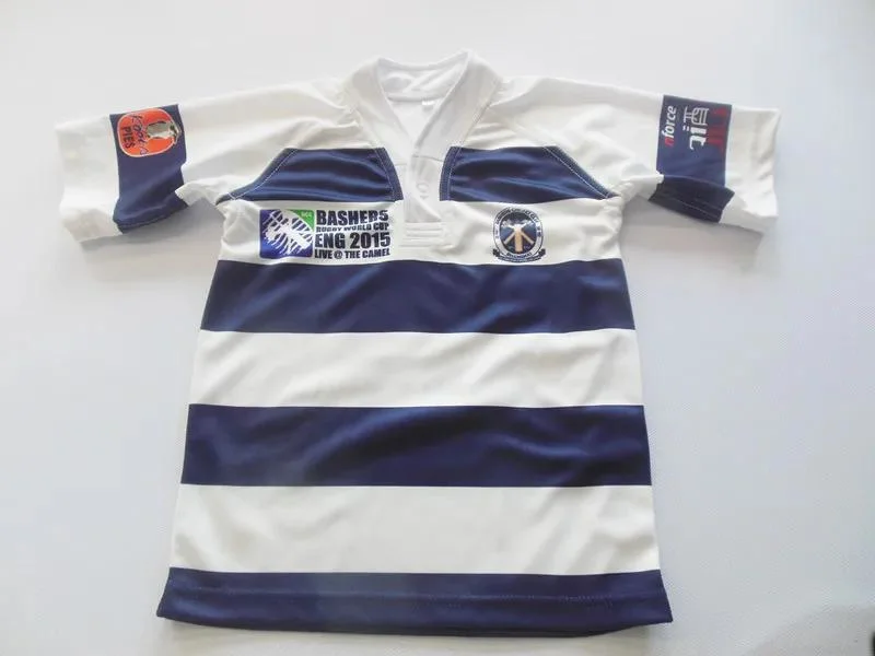 Prix usine Vente en gros Polo de rugby en jersey sublimé sur mesure Polo de rugby à manches courtes Union Team Sportswear