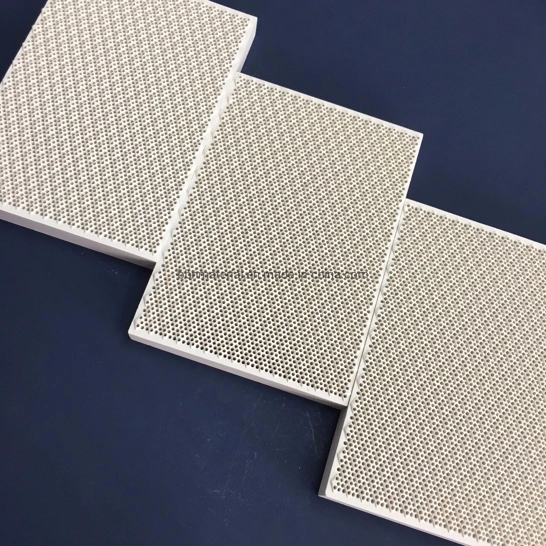 in Stock Refractory Aperture 1mm BBQ Honeycomb Burner Plate Cordierite Ceramic Substrate in Heat Recovery