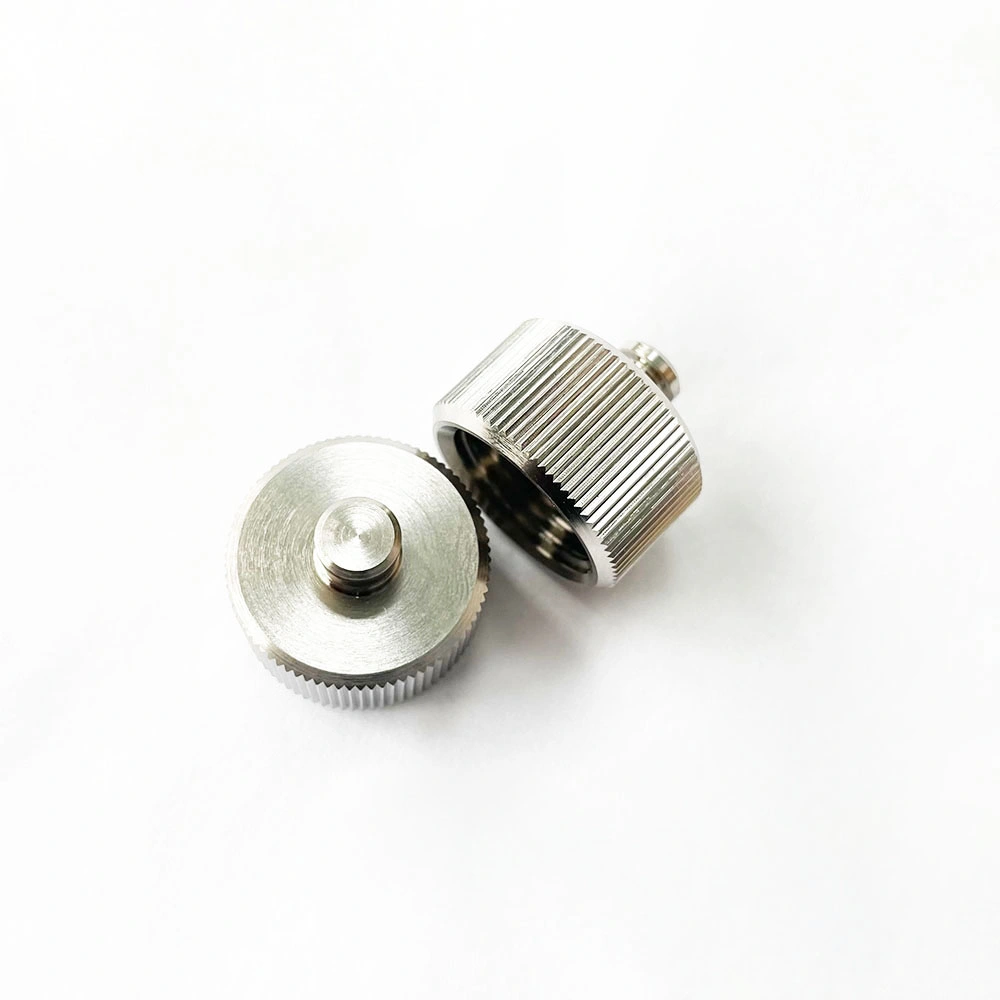 Shenzhen Factory OEM CNC Machining Stainless Steel Parts SUS303 Metal Screw Nut CNC Turning Industrial Sensor Components