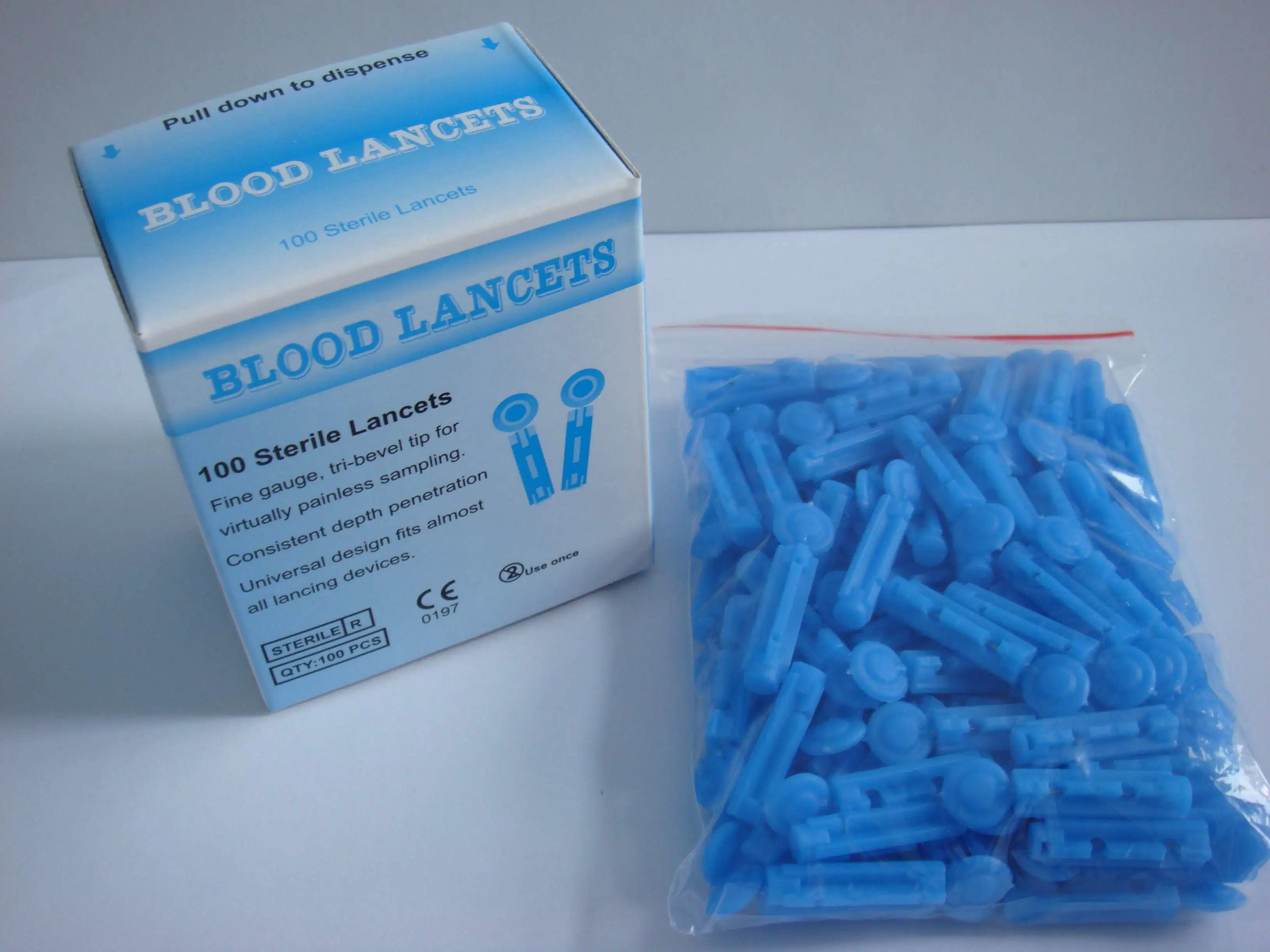 Disposable Medicine Blood Lancet for Fingertip