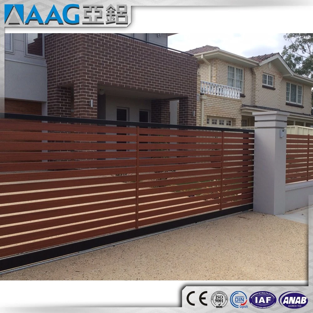 Panneau de clôture à lattes en aluminium de qualité supérieure, standard Australie et États-Unis
