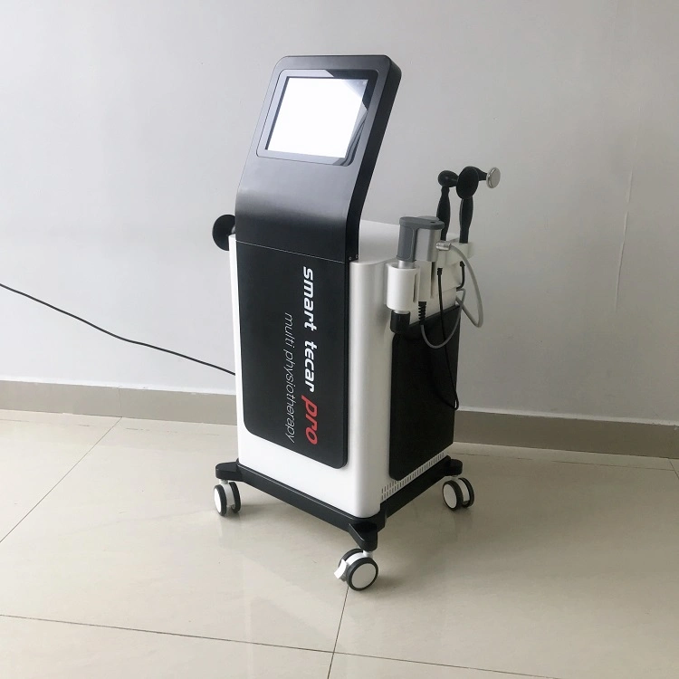 3 em 1 Equipamento de terapia física Tecar Ultrawave Shockwave a máquina