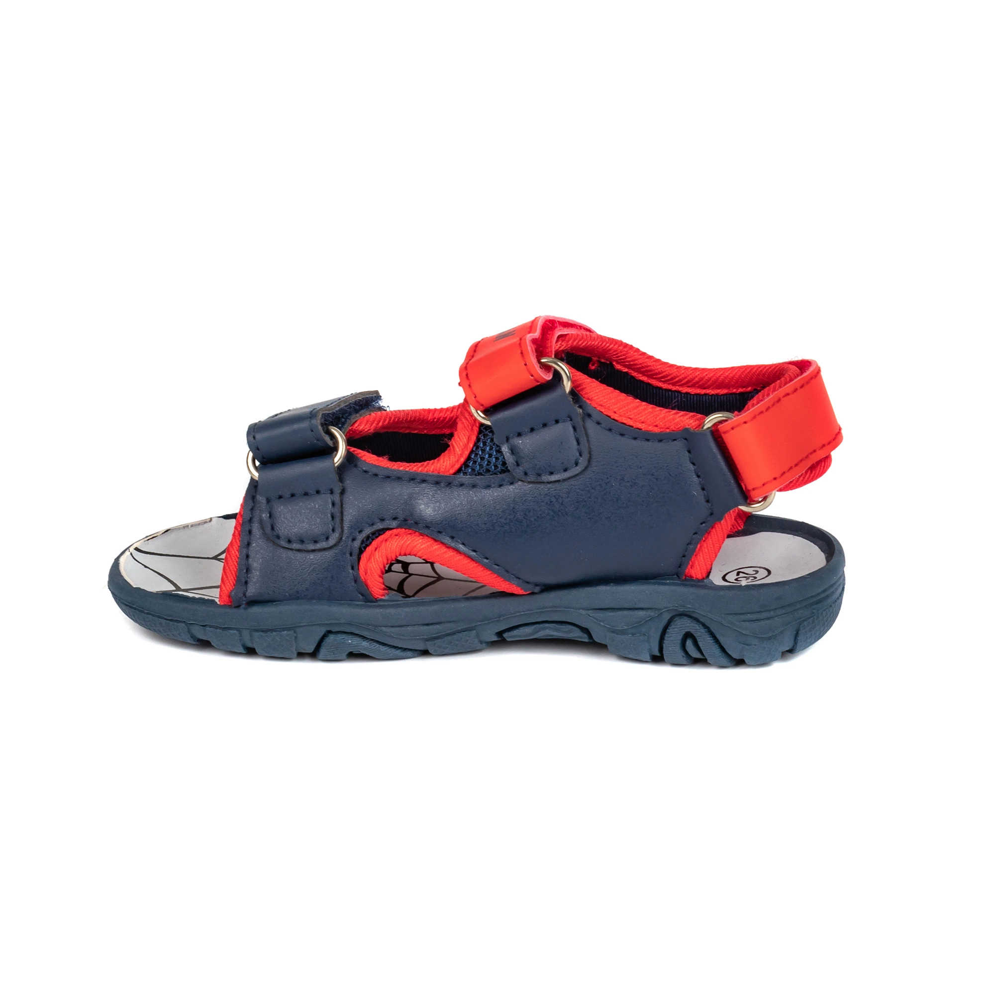 Children Kids Sports Sandal Shoes PU+PVC Upper, Two Velcro PVC Injection Outsole Injection Shoes for Kids/Children